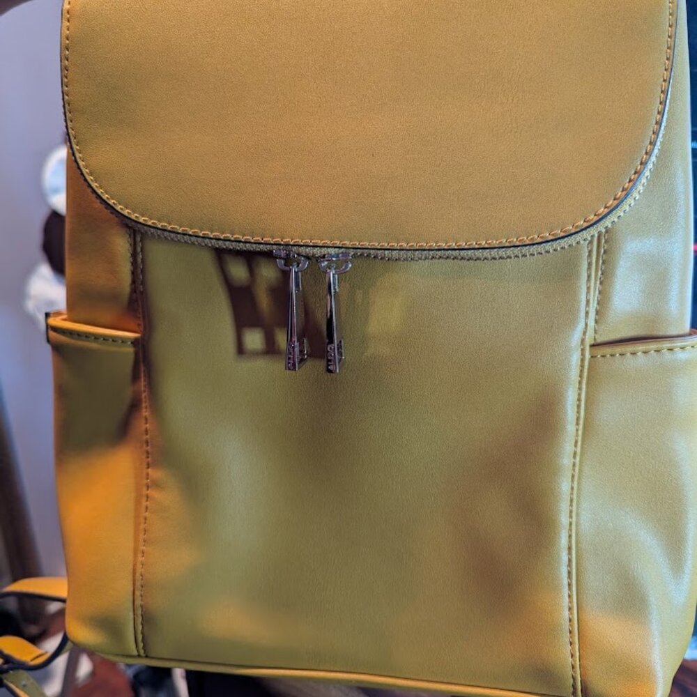 Gold Aldo Back Pack Purse